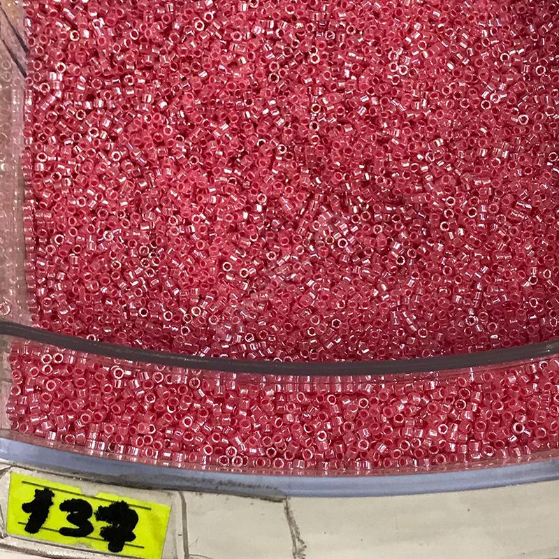 Miyuki Boncuk ( Delica Db 11-0 Kesim Kod: 137 ) Pembe Renk ( 2 gram )